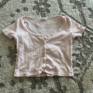 pink brandy melville zelly top